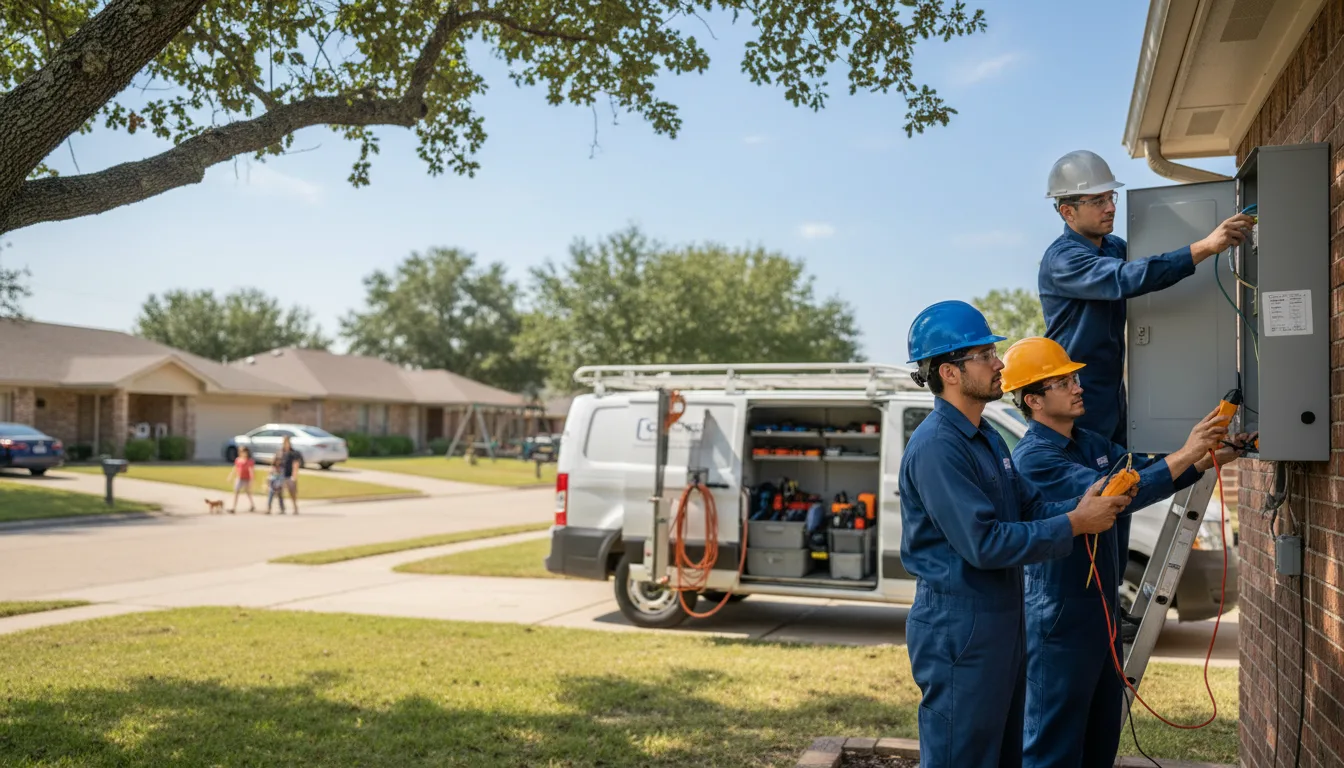 Certified electrician providing emergency electrical services in Minter, AL